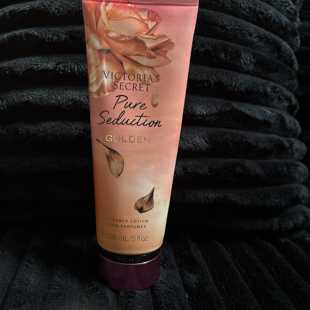 Victoria's Secret Pure Seduction Golden Lotion - Pink and Gold